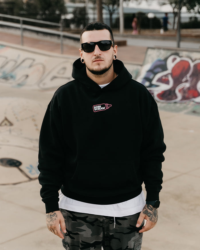 HOTMILKS HOODIE BLACK